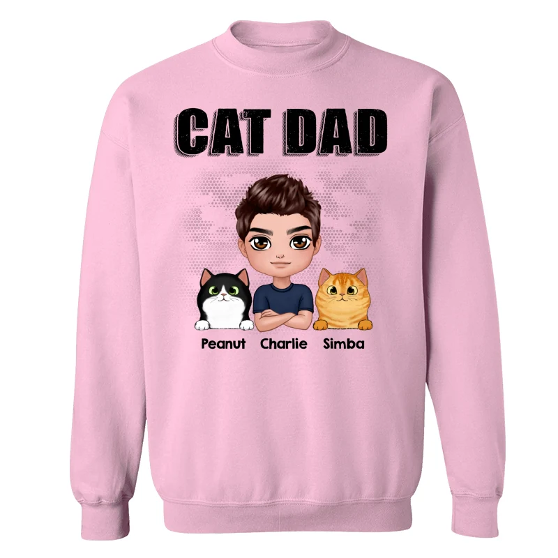 Doll Man Cat Dad Gift For Cat Lovers Personalized Shirt - Image 19