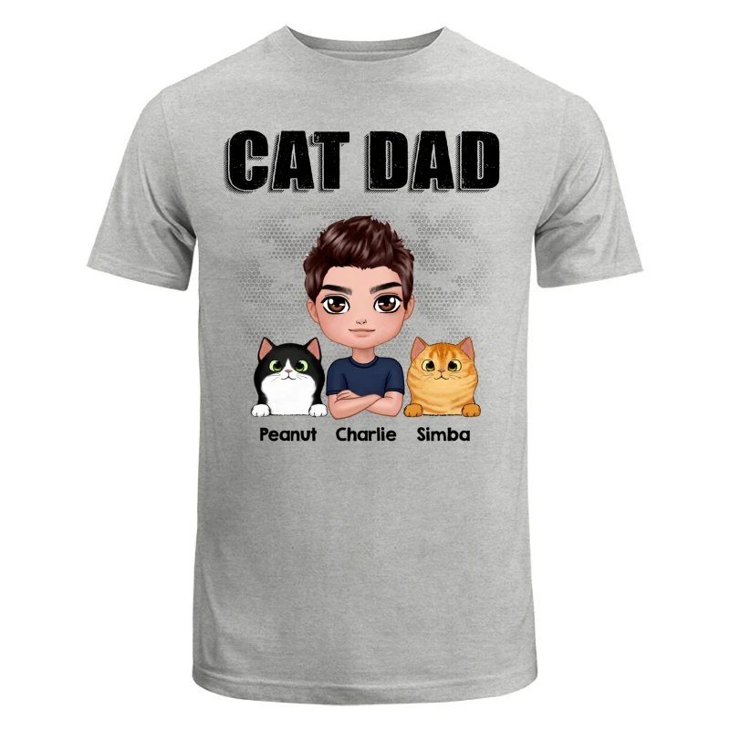 Doll Man Cat Dad Gift For Cat Lovers Personalized Shirt - Image 6