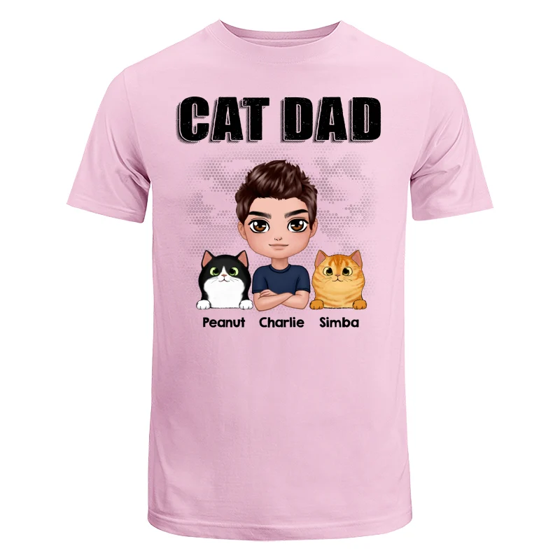 Doll Man Cat Dad Gift For Cat Lovers Personalized Shirt - Image 7