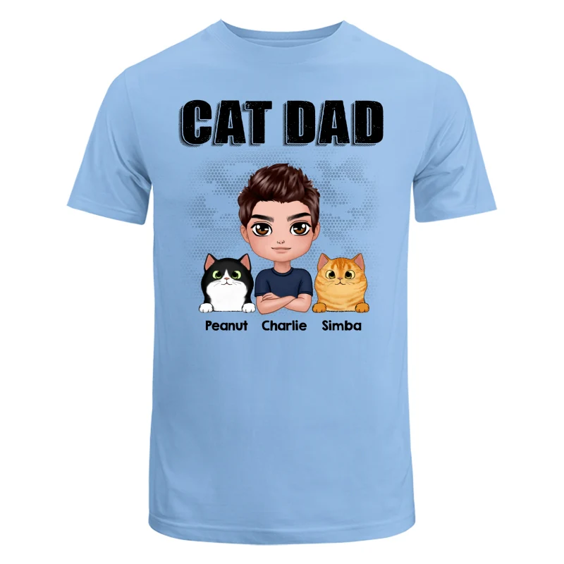 Doll Man Cat Dad Gift For Cat Lovers Personalized Shirt - Image 8