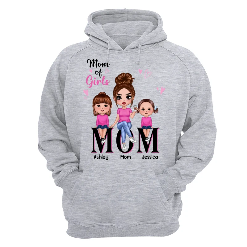 Doll Mom And Kids Mom Of Boys Girls Personalized Shirt - Image 10