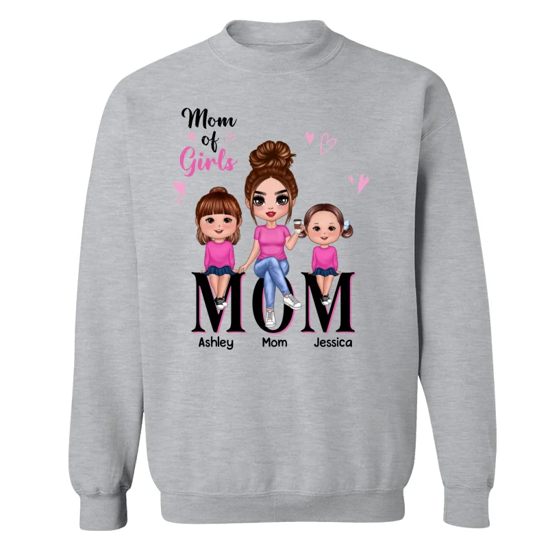 Doll Mom And Kids Mom Of Boys Girls Personalized Shirt - Image 12