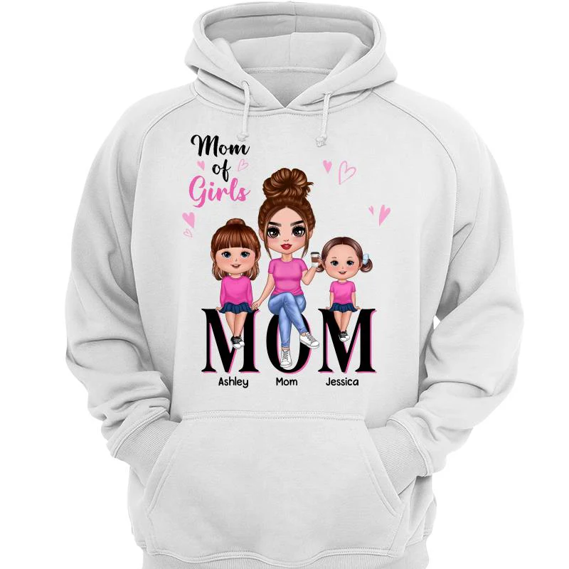 Doll Mom And Kids Mom Of Boys Girls Personalized Shirt - Image 3