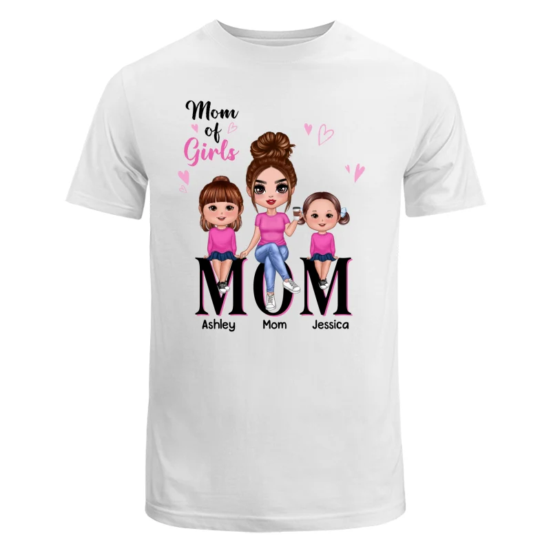 Doll Mom And Kids Mom Of Boys Girls Personalized Shirt - Image 5
