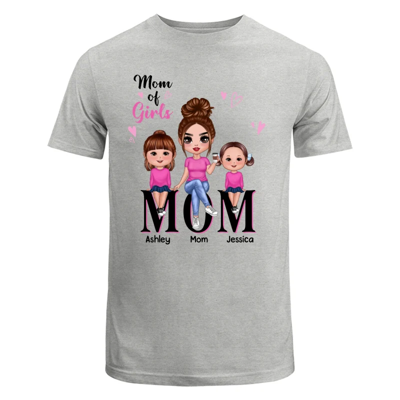 Doll Mom And Kids Mom Of Boys Girls Personalized Shirt - Image 6