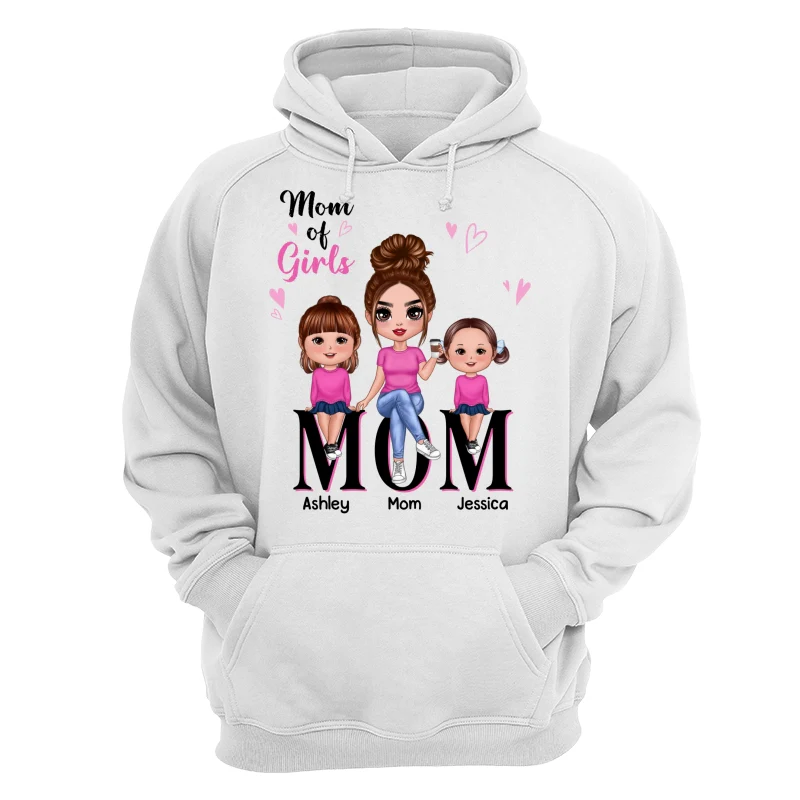 Doll Mom And Kids Mom Of Boys Girls Personalized Shirt - Image 9