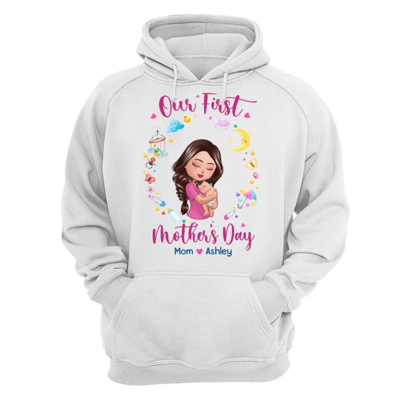Doll Mom Holding Baby Our First Mother‘s Day Together Personalized Shirt - Image 13