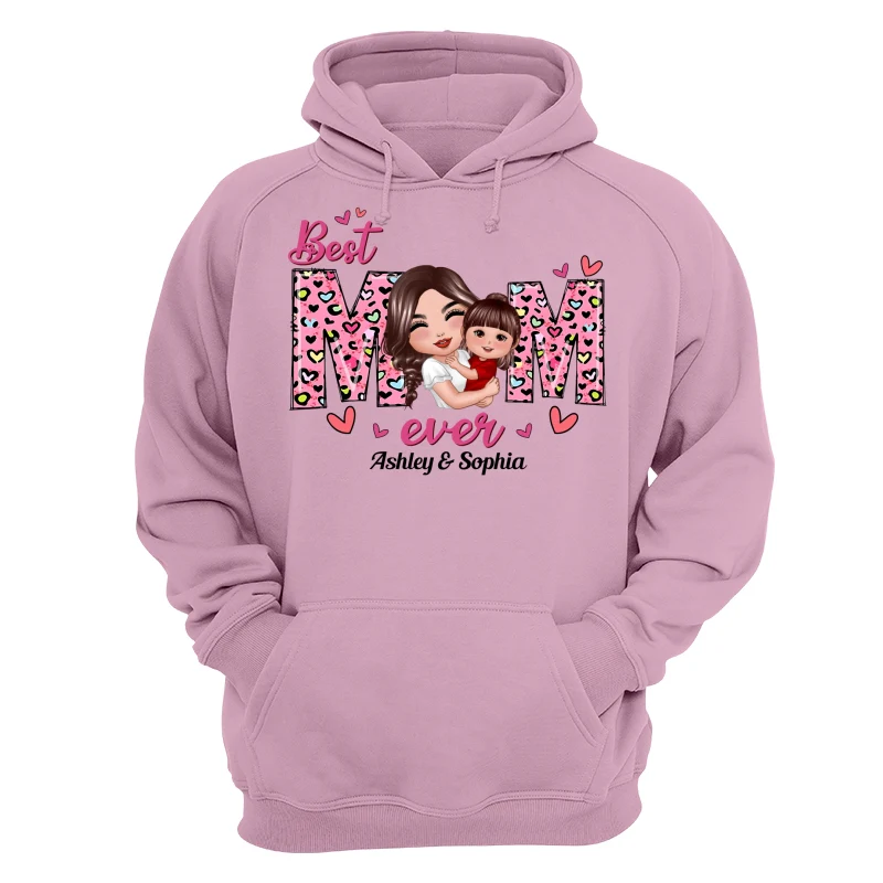 Doll Mom Hugging Kids Best Mom Ever Gift For Mom Personalized Shirt - Image 15