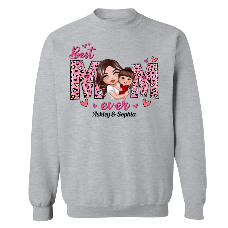 Doll Mom Hugging Kids Best Mom Ever Gift For Mom Personalized Shirt - Image 18