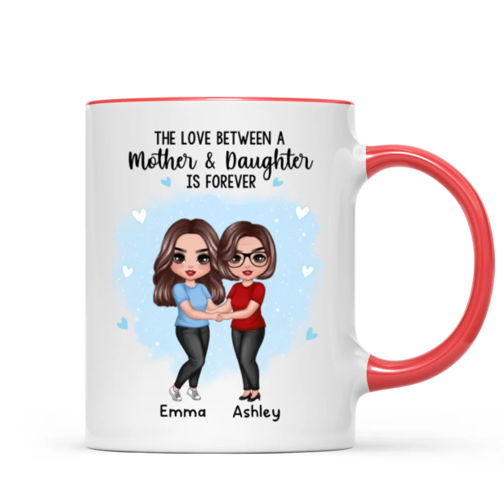Doll Mother Daughters Hugging Like Mother Like Daughter Personalized Mug - Image 7