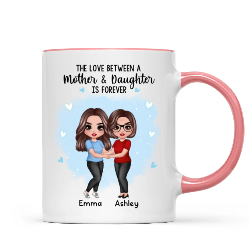 Doll Mother Daughters Hugging Like Mother Like Daughter Personalized Mug - Image 9