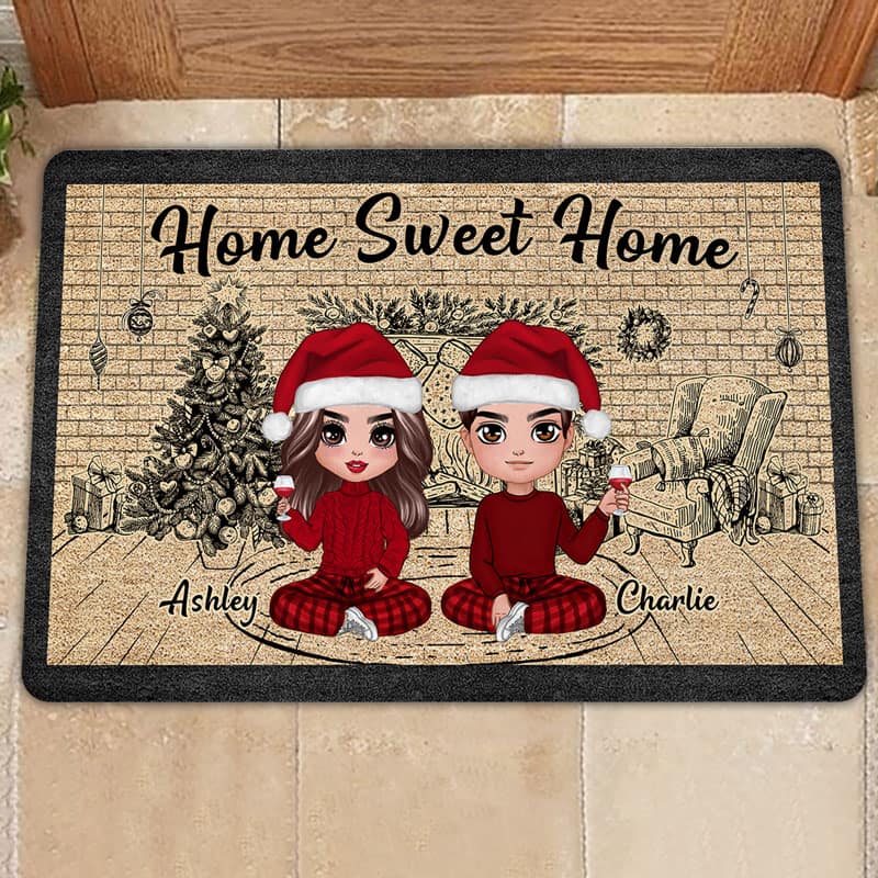 Doll Teacher Colorful Classroom Welcome Personalized Doormat - Image 2