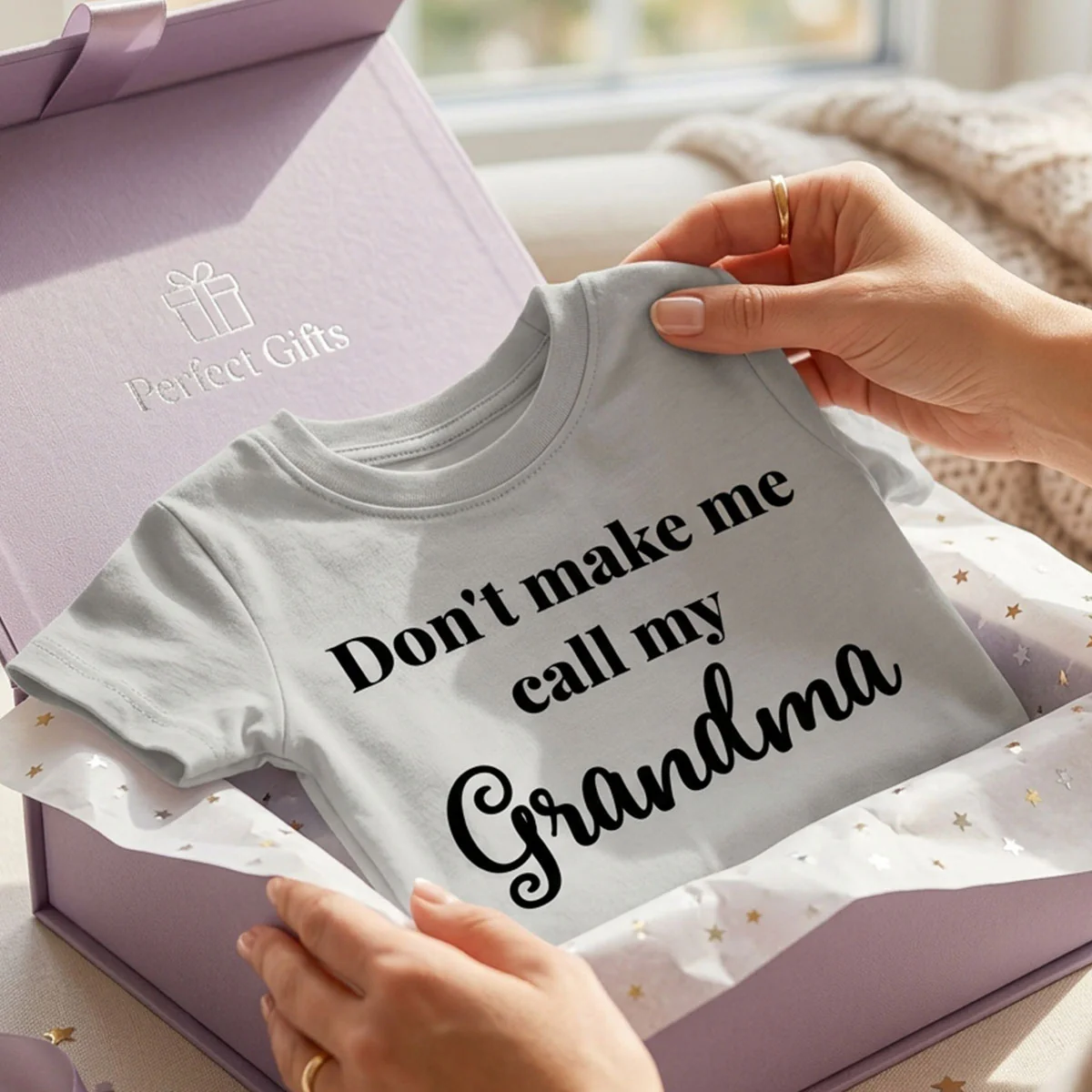 Don't Make Me Call My Grandma Shirt For Kid - Image 5