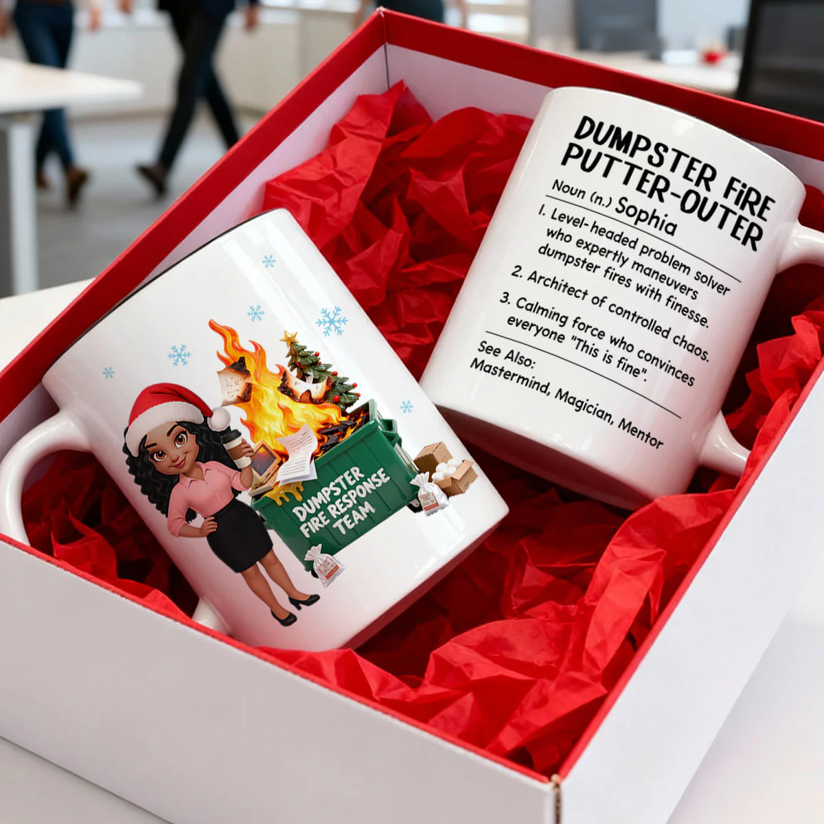Dumpster Fire Putter-Outer Definition - Personalized Mug - Funny Gift For Coworkers, Boss, Supervisor - Image 12