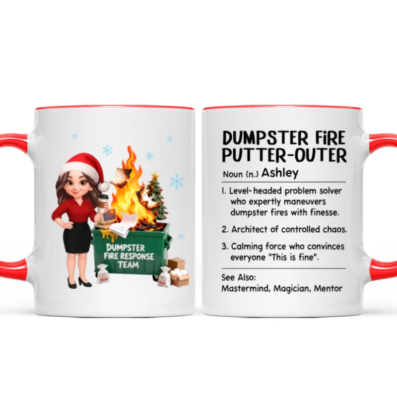 Dumpster Fire Putter-Outer Definition - Personalized Mug - Funny Gift For Coworkers, Boss, Supervisor - Image 16