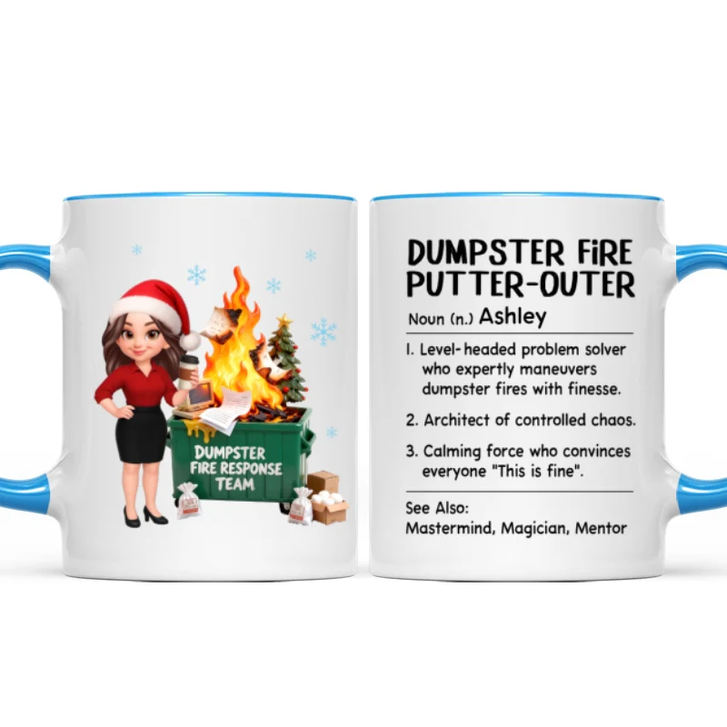 Dumpster Fire Putter-Outer Definition - Personalized Mug - Funny Gift For Coworkers, Boss, Supervisor - Image 17