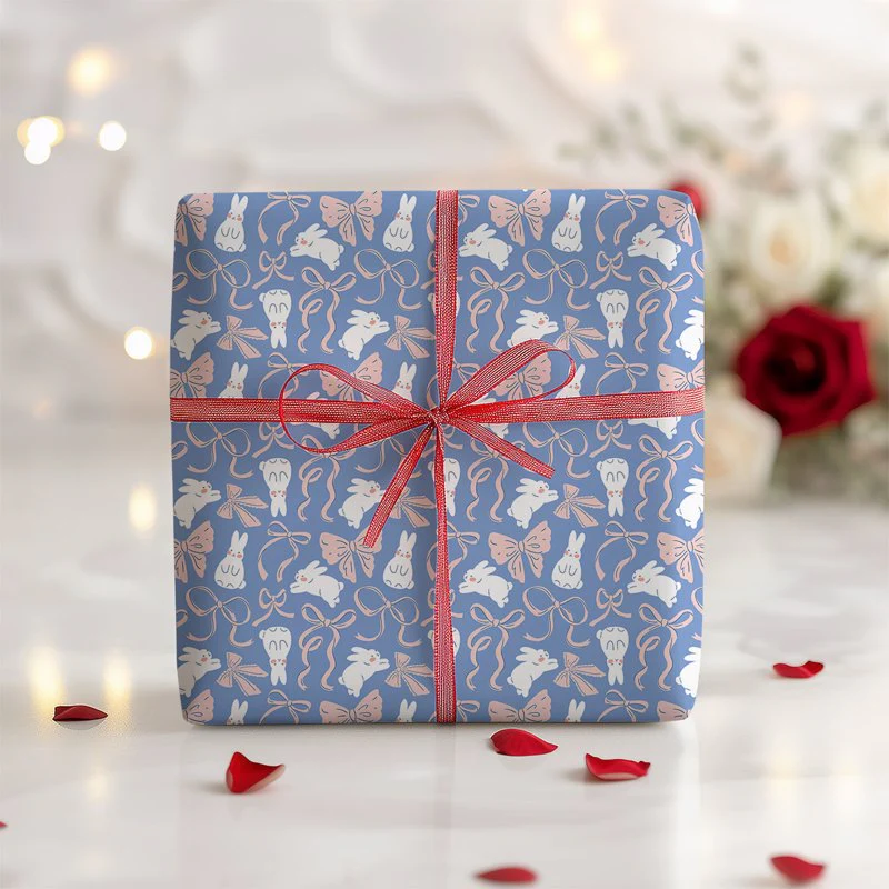 Easter Sweet Bunny Gift Wrapping Paper - Image 6