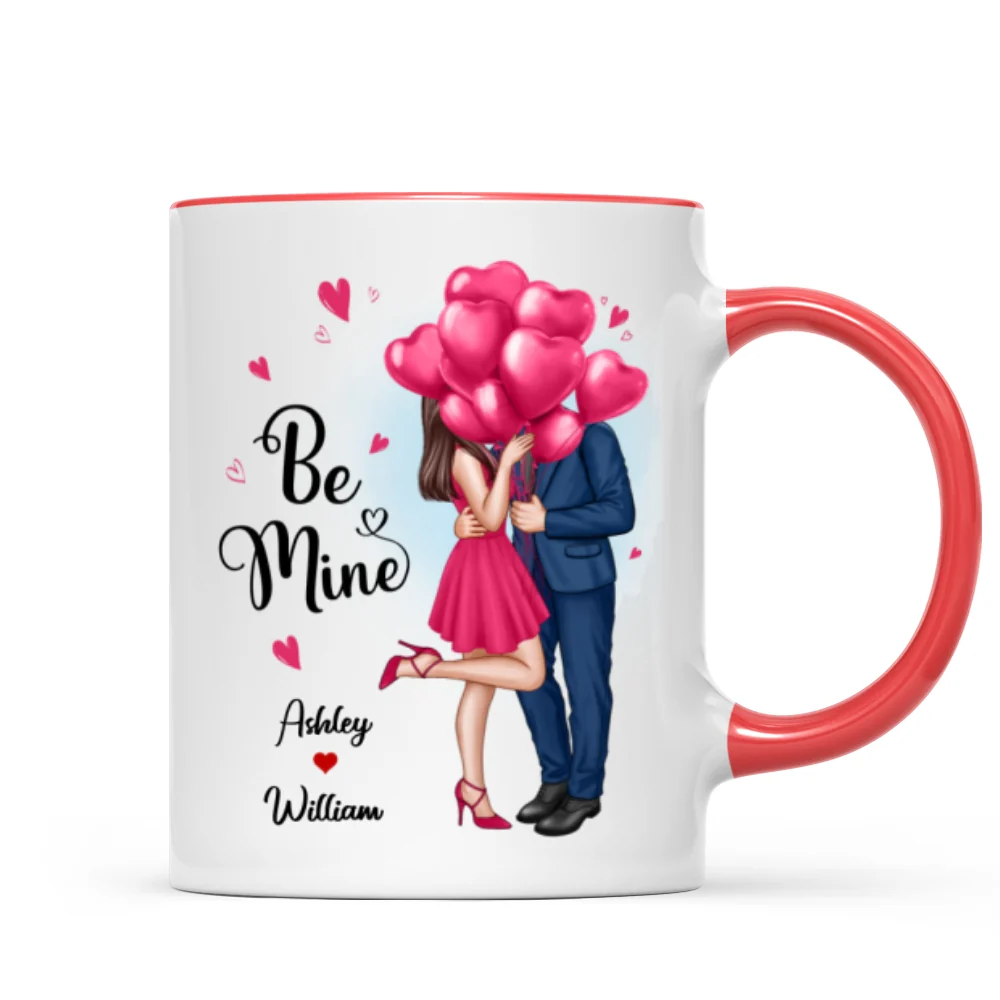 Elegant Couple Be Mine Personalized Mug - Image 9