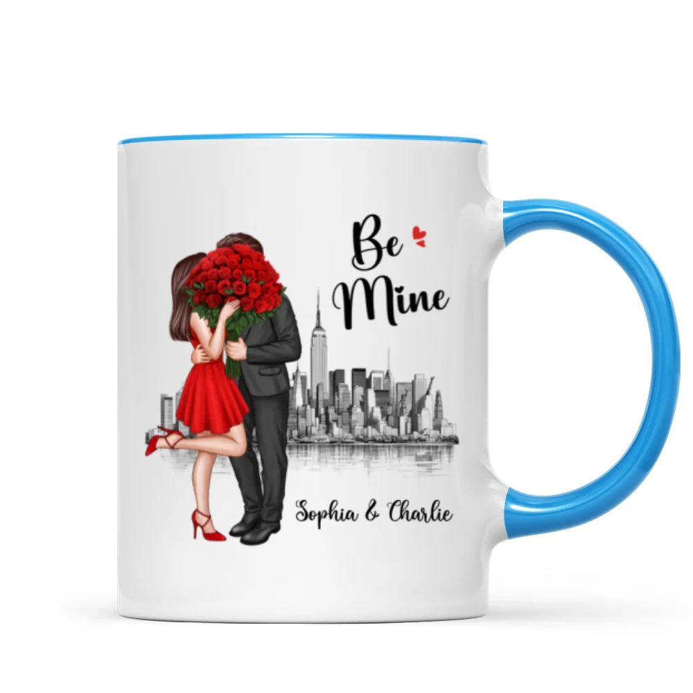 Elegant Couple Skyline Personalized Mug - Image 11
