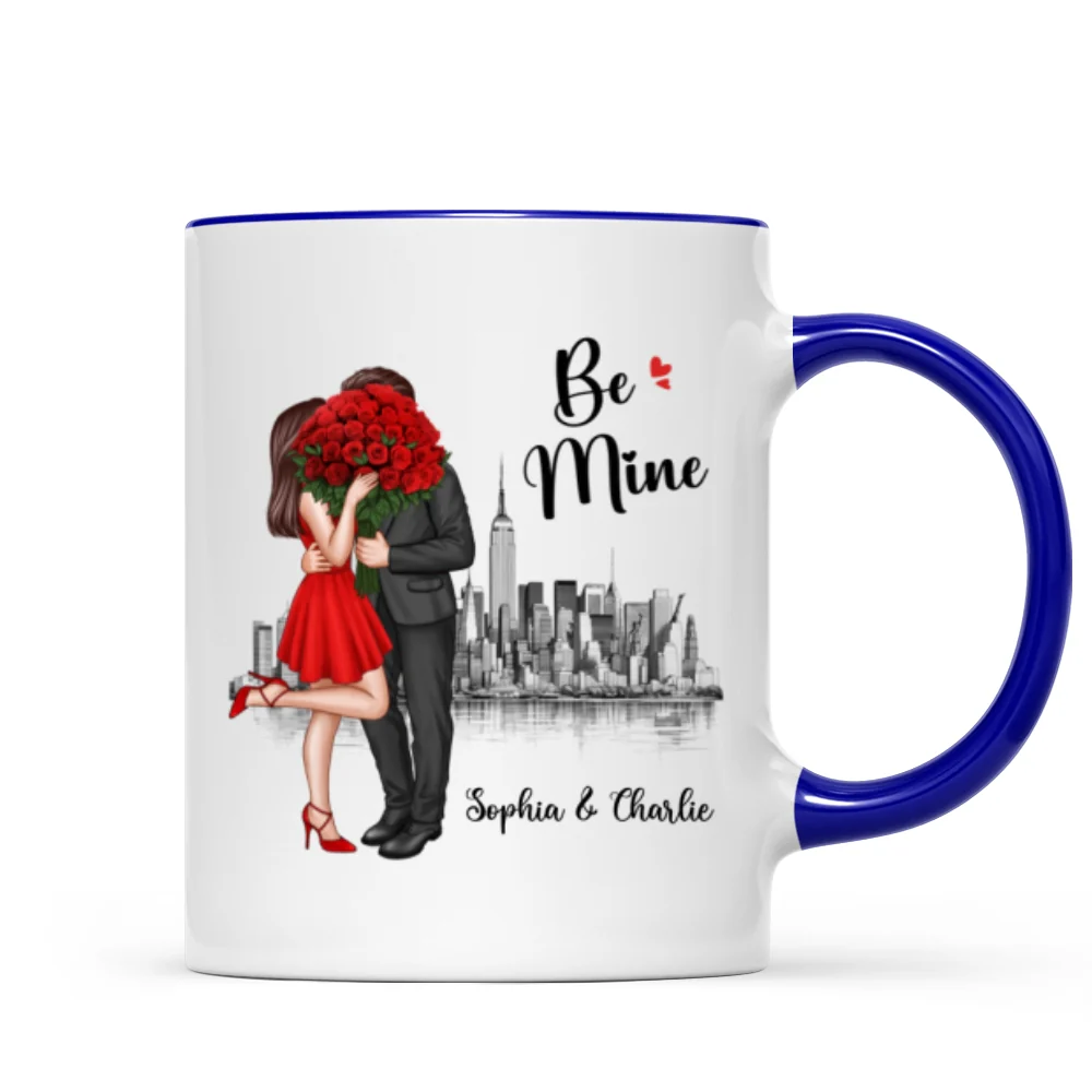Elegant Couple Skyline Personalized Mug - Image 9