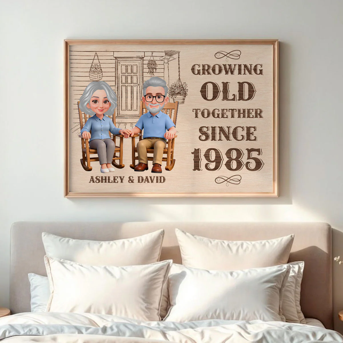 Eternal Love Couple Growing Old Together - Personalized Poster - Valentine's Day Gift For Couple - Image 10