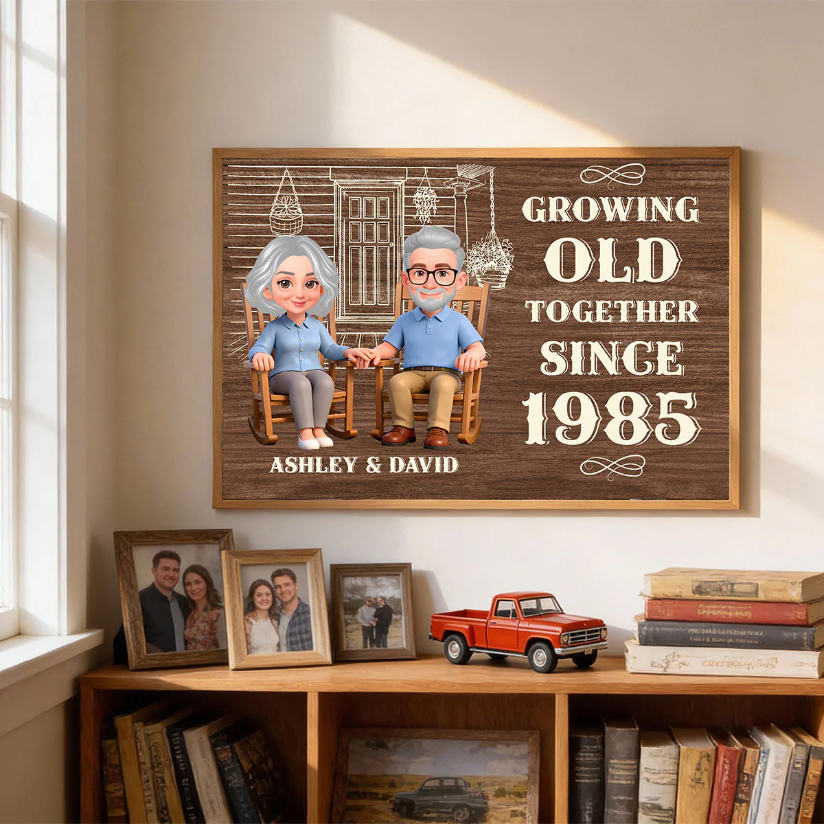 Eternal Love Couple Growing Old Together - Personalized Poster - Valentine's Day Gift For Couple - Image 8