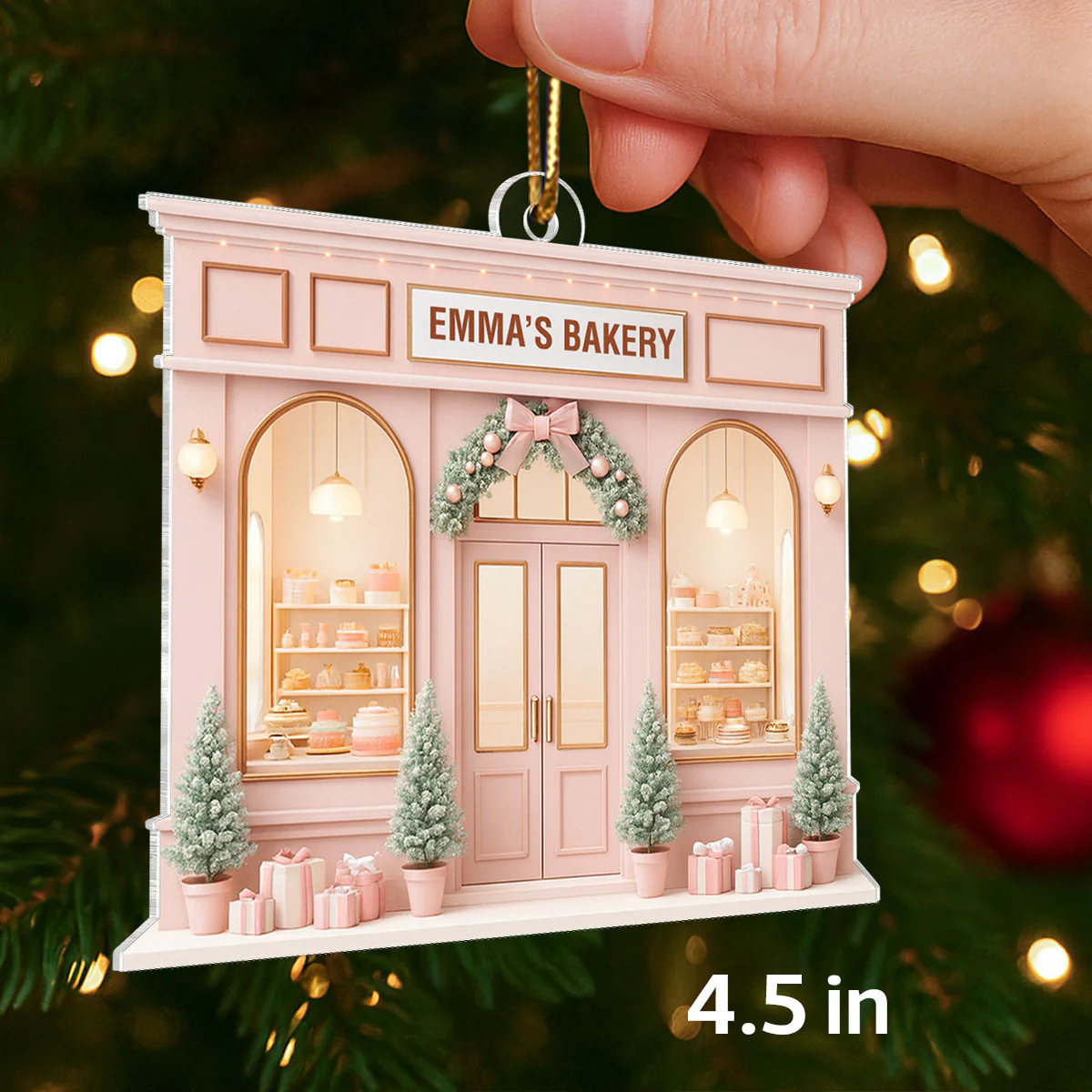 Every Day Smells Like Fresh Bread – Personalized Acrylic Ornament – Perfect Gift for Bakery Owners - Image 2