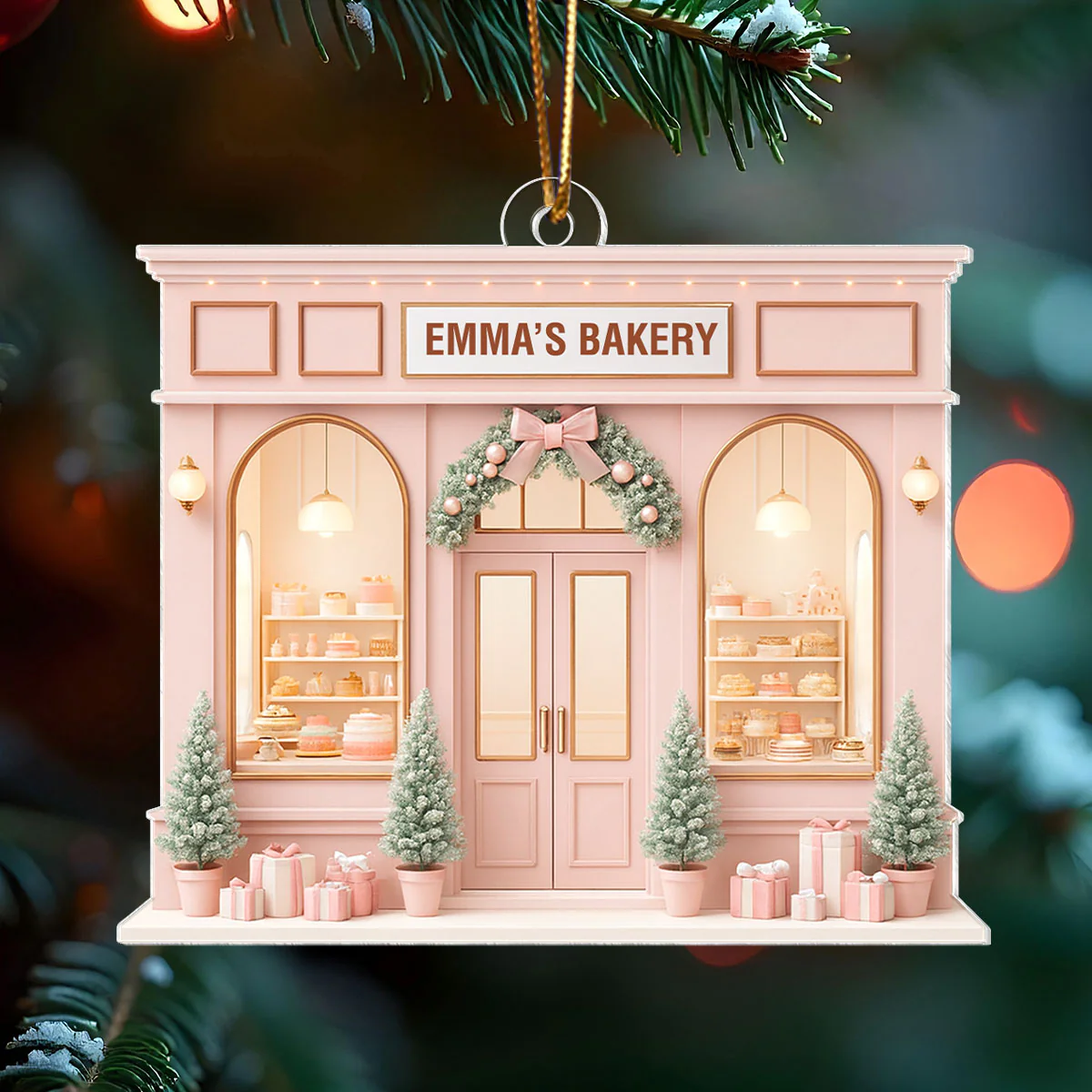 Every Day Smells Like Fresh Bread – Personalized Acrylic Ornament – Perfect Gift for Bakery Owners - Image 3