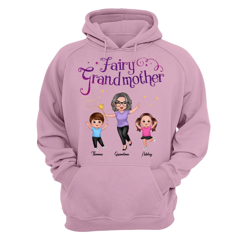 Fairy Grandmother Happy Doll Grandma And Grandkids Personalized Shirt - Image 15