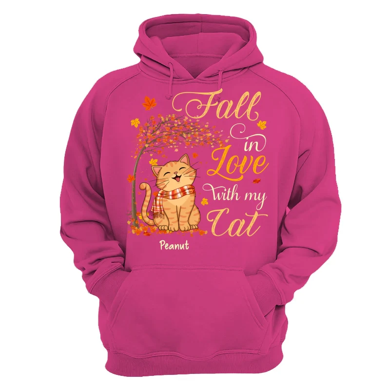 Fall In Love With My Smiling Cats Fall Season Personalized Shirt - Image 18