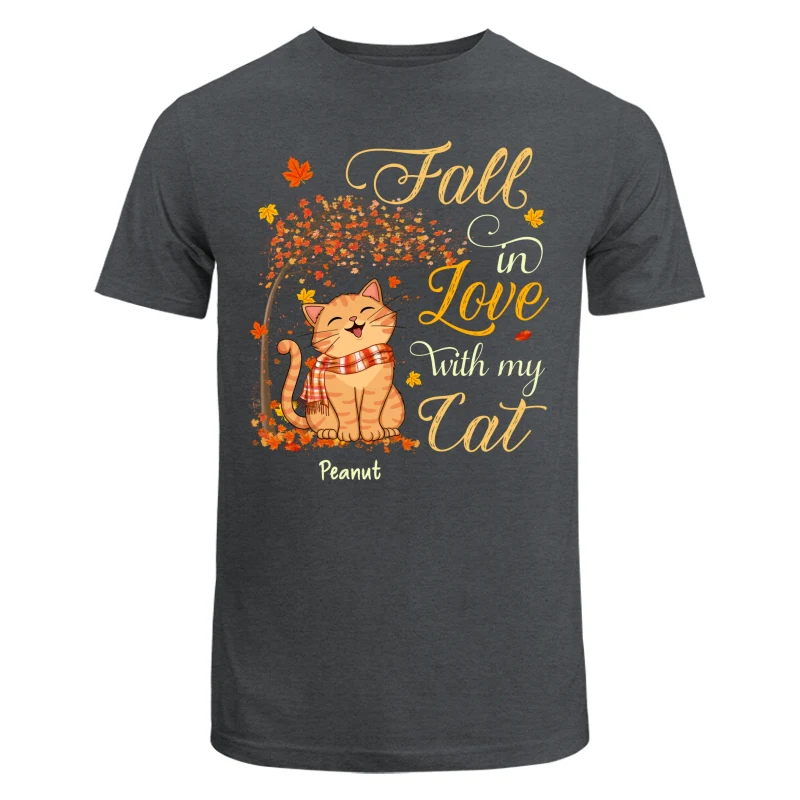 Fall In Love With My Smiling Cats Fall Season Personalized Shirt - Image 7