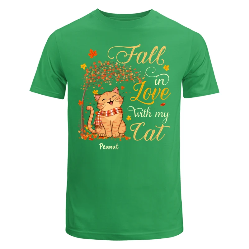 Fall In Love With My Smiling Cats Fall Season Personalized Shirt - Image 9