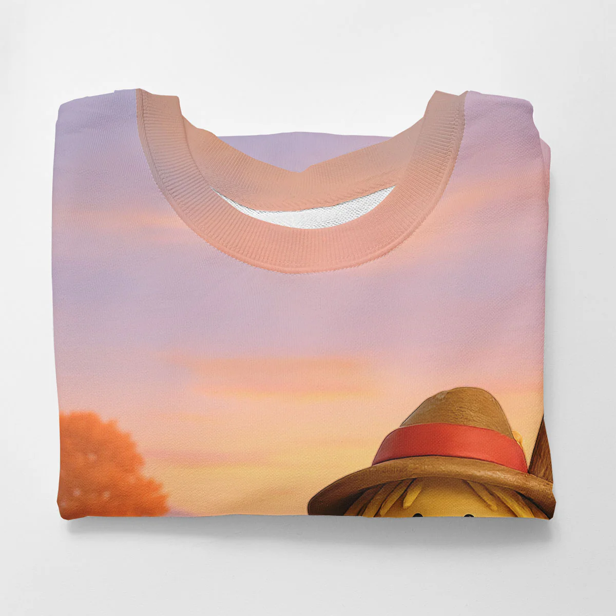 Fall Scarecrow Grandma with Pumpkins Grandkids Names 3D Effect Personalized Sweatshirt - Image 9