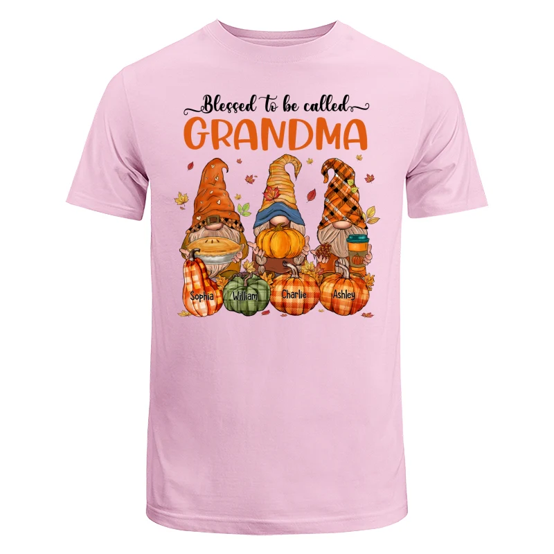 Fall Season Autumn Gnomes Pumpkins Personalized Shirt - Image 7