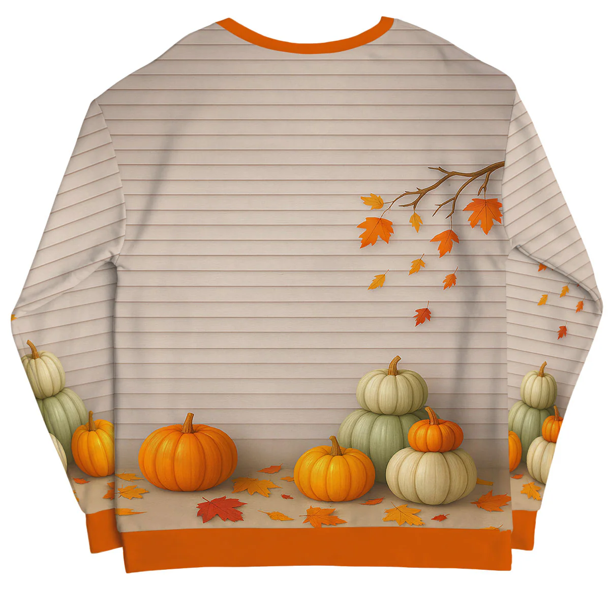 Fall Season Best Friends Sisters Front Porch Personalized 3D Sweatshirt - Image 6