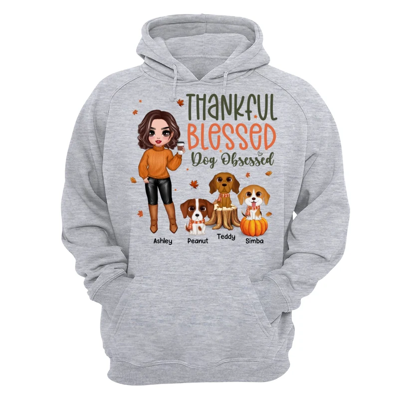 Fall Season Dog Mom Cute Dogs Personalized Shirt - Image 14