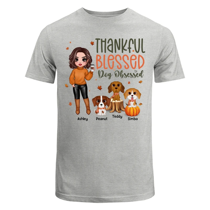 Fall Season Dog Mom Cute Dogs Personalized Shirt - Image 6
