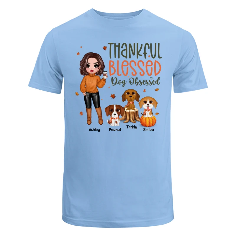 Fall Season Dog Mom Cute Dogs Personalized Shirt - Image 8