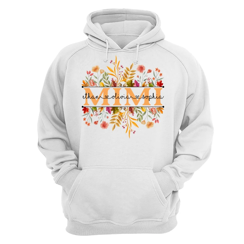 Fall Season Grandma With Grandkids Names Personalized Shirt - Image 13