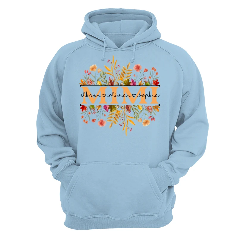 Fall Season Grandma With Grandkids Names Personalized Shirt - Image 16