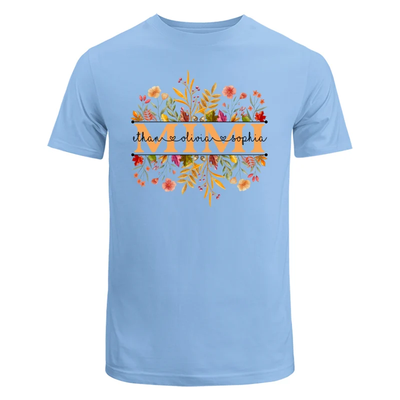Fall Season Grandma With Grandkids Names Personalized Shirt - Image 8