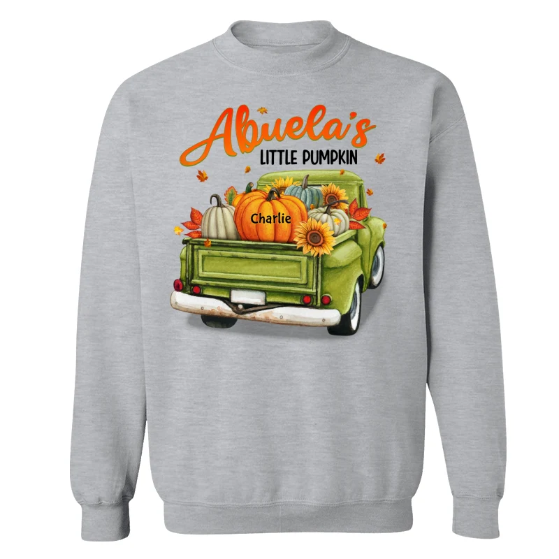 Fall Season Green Truck Mom Grandma Personalized Shirt - Image 14