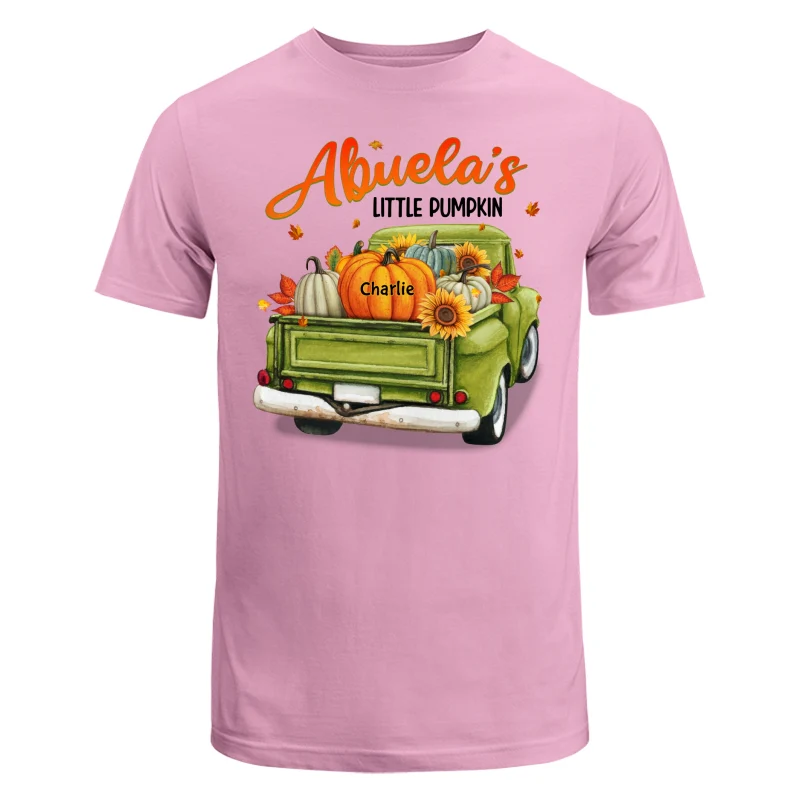 Fall Season Green Truck Mom Grandma Personalized Shirt - Image 3