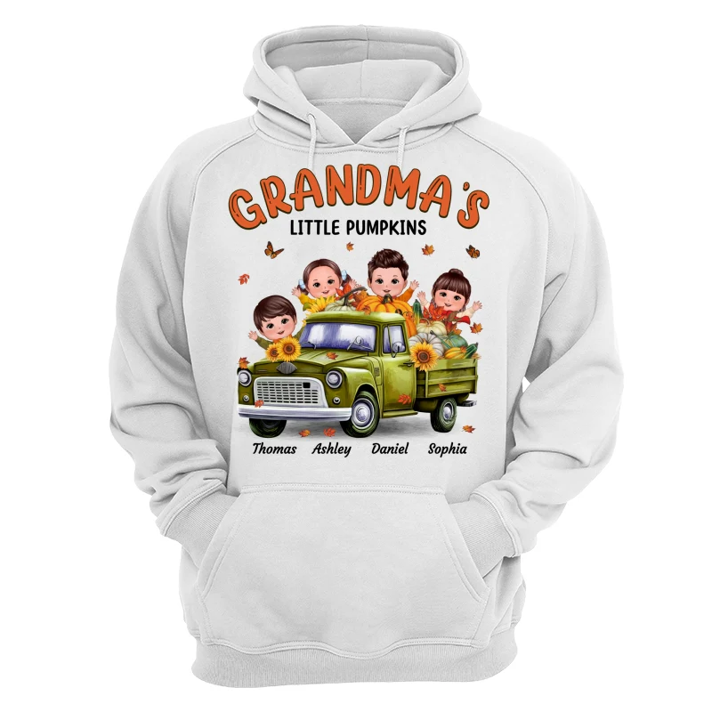 Fall Season Happy Doll Kids Truck Personalized Shirt - Image 13