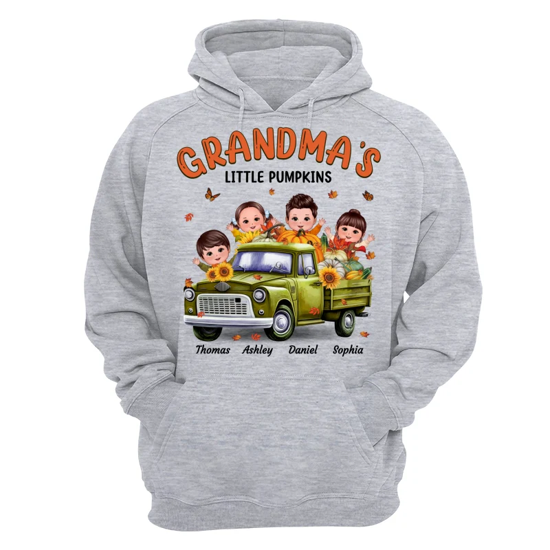 Fall Season Happy Doll Kids Truck Personalized Shirt - Image 14