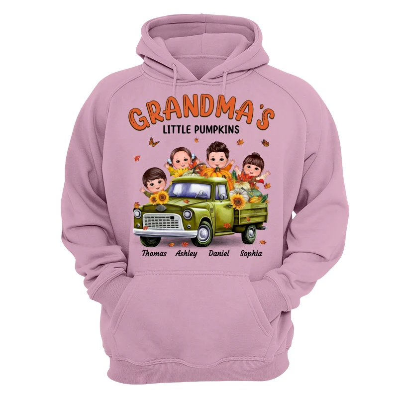 Fall Season Happy Doll Kids Truck Personalized Shirt - Image 15