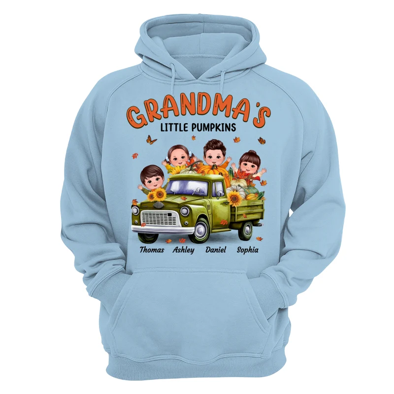 Fall Season Happy Doll Kids Truck Personalized Shirt - Image 16