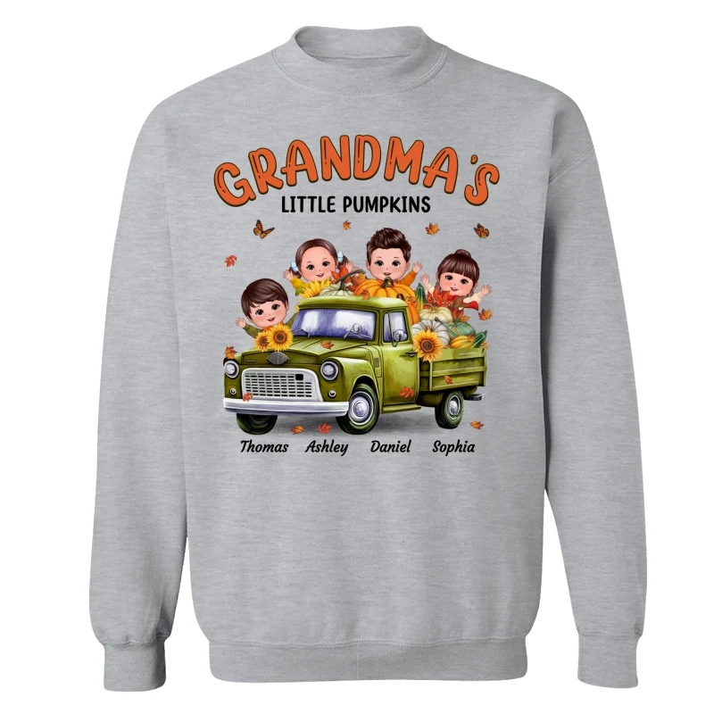 Fall Season Happy Doll Kids Truck Personalized Shirt - Image 18