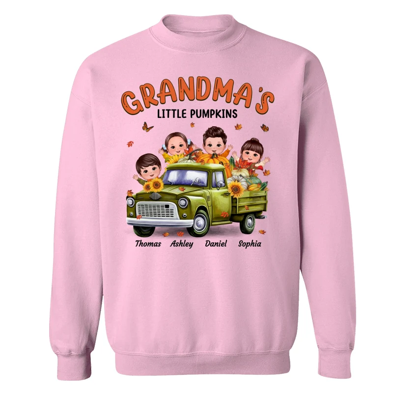 Fall Season Happy Doll Kids Truck Personalized Shirt - Image 19