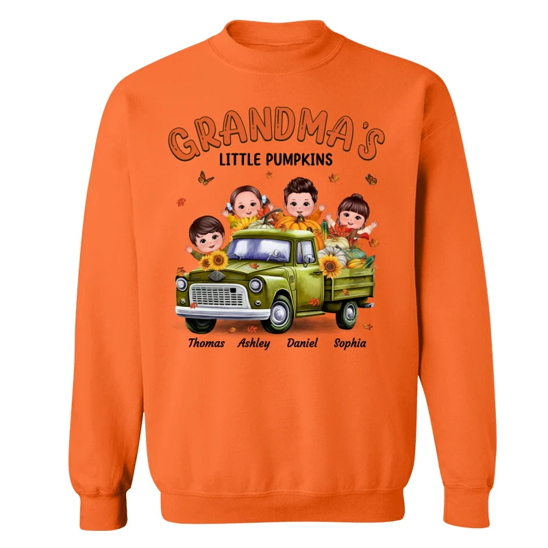 Fall Season Happy Doll Kids Truck Personalized Shirt - Image 20